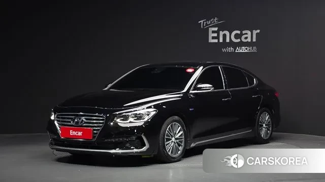 Hyundai Grandeur IG Hybrid 2018 Черный из Кореи