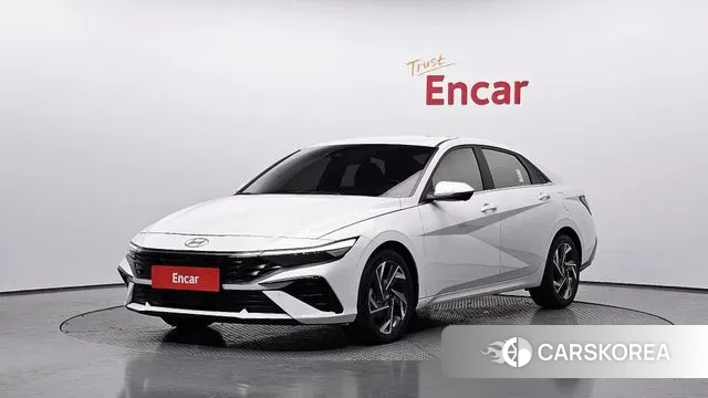 Hyundai The New Avante (CN7) 2023 Белый из Кореи
