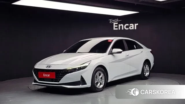 Hyundai Avante (CN7) 2022 Белый из Кореи