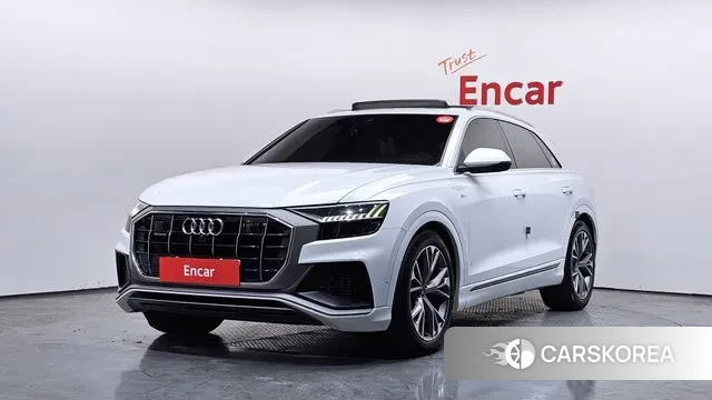 Audi Q8 (4M) 2021 Белый из Кореи