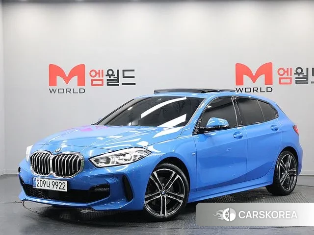 BMW 1 Series (F40) 2020 Синий из Кореи