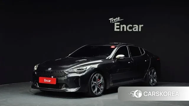 Kia Stinger 2018 Серый из Кореи