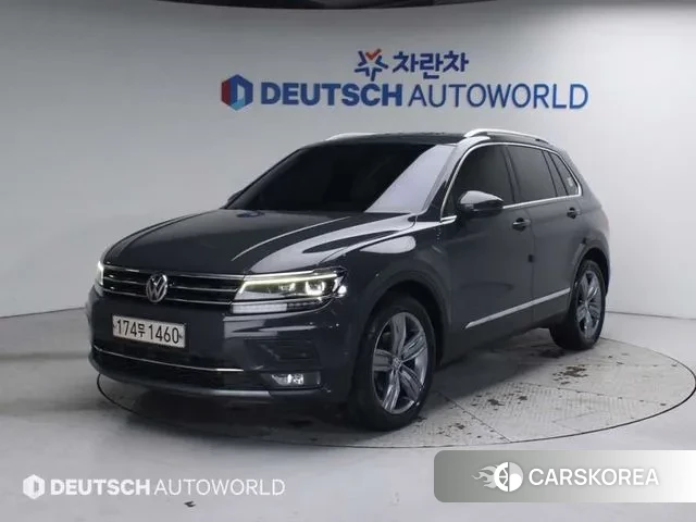 Volkswagen Tiguan second Generation 2018 Серый из Кореи