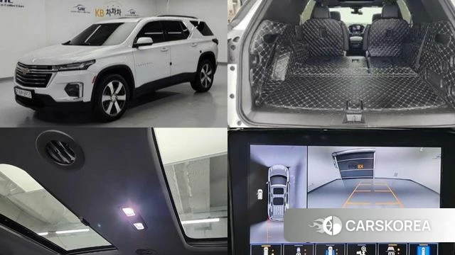 Chevrolet (GM Daewoo) Traverse 2022 Белый из Кореи