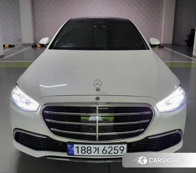 Mercedes-Benz S-Class W223 2022 Жемчужный цвет из Кореи