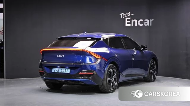 Kia EV6 2022 Синий из Кореи