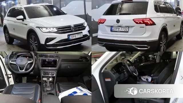 Volkswagen Tiguan second Generation 2023 Белый из Кореи