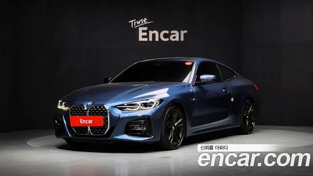 BMW 4 Series (G22) 2021 Синий из Кореи