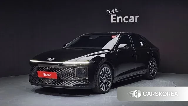 Hyundai Grandeur Hybrid (GN7) 2024 Черный из Кореи