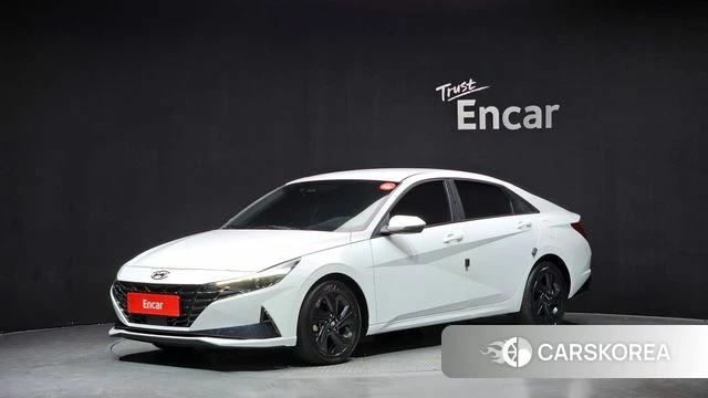 Hyundai Avante (CN7) 2022 Белый из Кореи