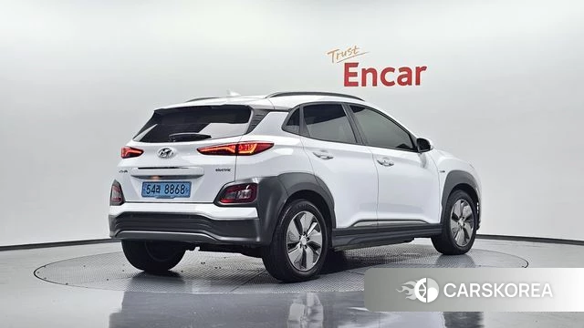 Hyundai Kona Electric 2018 Белый из Кореи