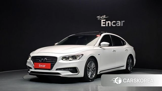 Hyundai Grandeur IG Hybrid 2019 Белый из Кореи