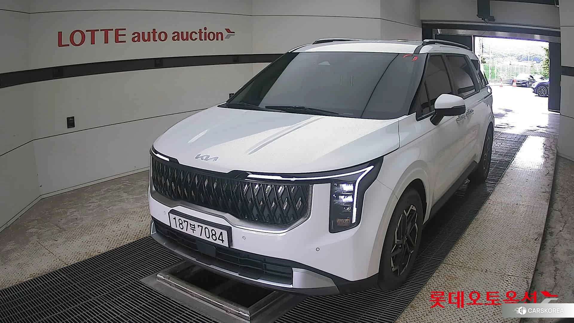 Kia Carnival 2024 Snow White Pearl из Кореи