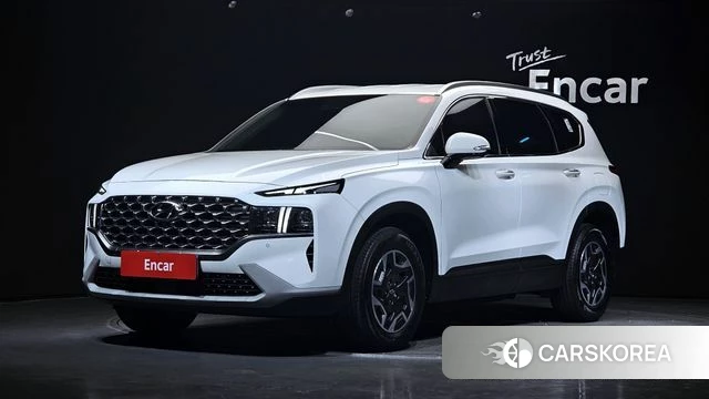 Hyundai The New Santa Fe 2023 Белый из Кореи
