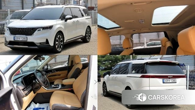 Kia Carnival 4th generation 2023 Белый из Кореи