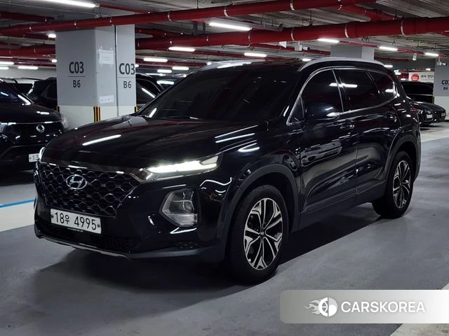 Hyundai Santa Fe TM 2019 Черный из Кореи