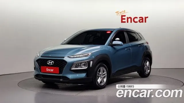 Hyundai Kona 2019 Небесно-голубой из Кореи