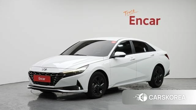 Hyundai Avante (CN7) 2022 Белый из Кореи