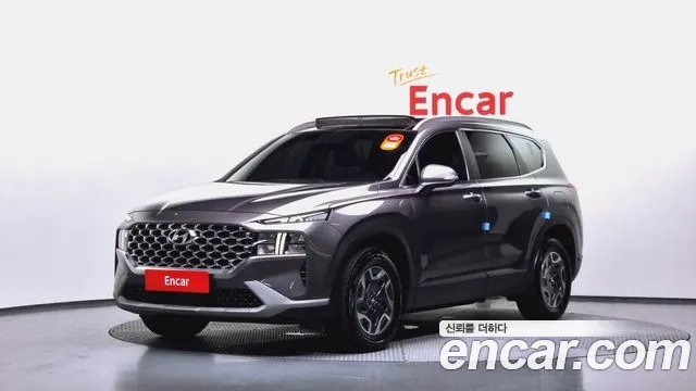 Hyundai The New Santa Fe 2021 Серый из Кореи