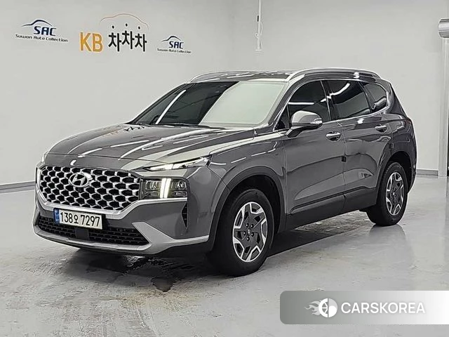 Hyundai The New Santa Fe 2021 Серый из Кореи