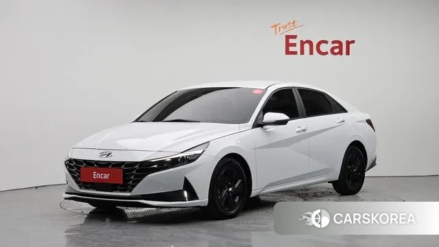 Hyundai Avante (CN7) 2022 Белый из Кореи