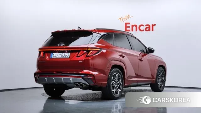 Hyundai Tucson (NX4) 2022 Красный из Кореи