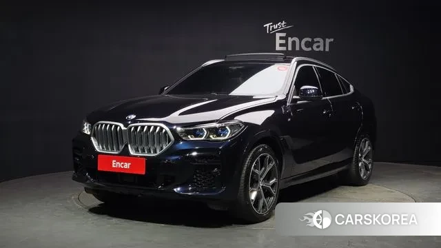 BMW X6 (G06) 2022 Синий из Кореи