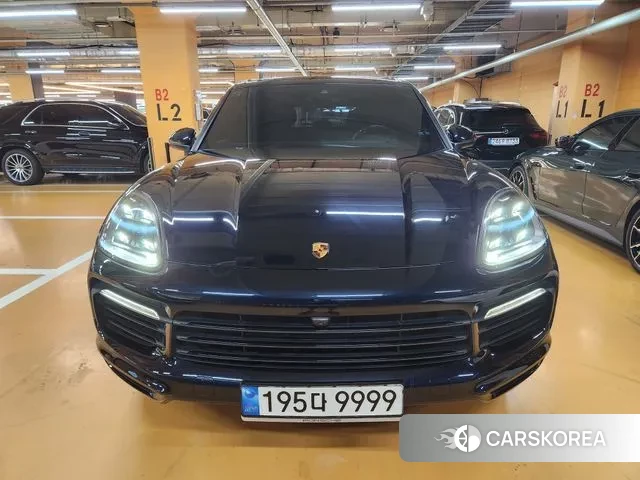 Porsche Cayenne (PO536) 2019 Синий из Кореи