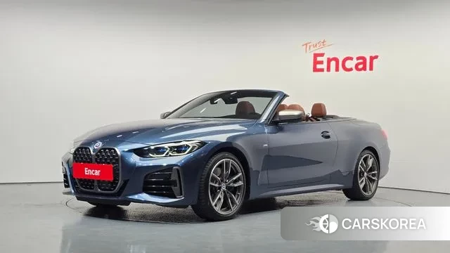 BMW 4 Series (G22) 2022 Синий из Кореи