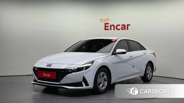 Hyundai Avante (CN7) 2021 Белый из Кореи