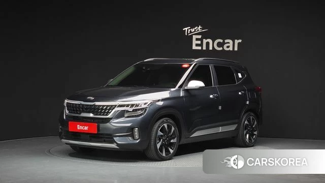 Kia Seltos 2021 Серый из Кореи
