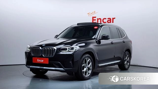 BMW X3 (G01) 2022 Черный из Кореи