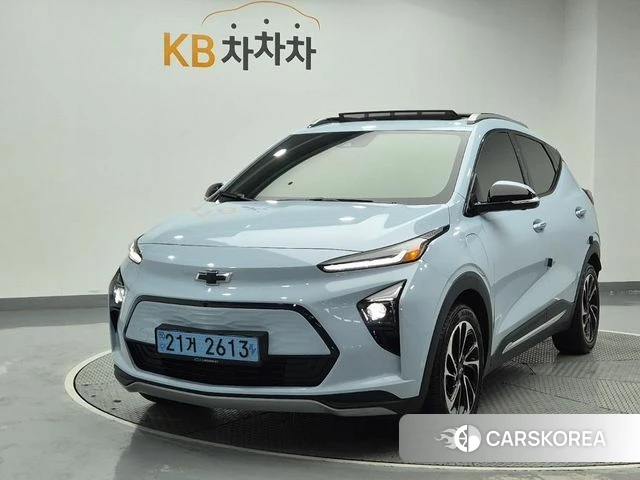 Chevrolet (GM Daewoo) New Bolt EV 2022 Серебристо-серый из Кореи
