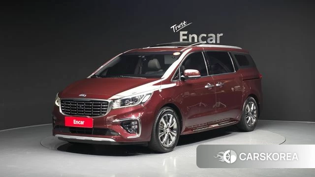 Kia The New Carnival 2019 Красный из Кореи