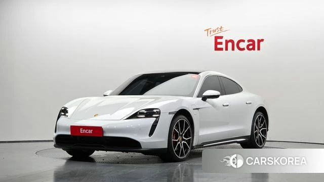 Porsche Taycan 2023 Белый из Кореи