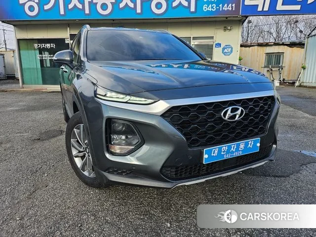 Hyundai Santa Fe TM 2018 Темно-зеленый из Кореи