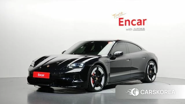Porsche Taycan 2025 Черный из Кореи