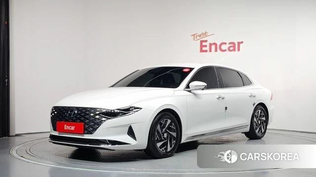 Hyundai The New Grandeur IG Hybrid 2021 Белый из Кореи