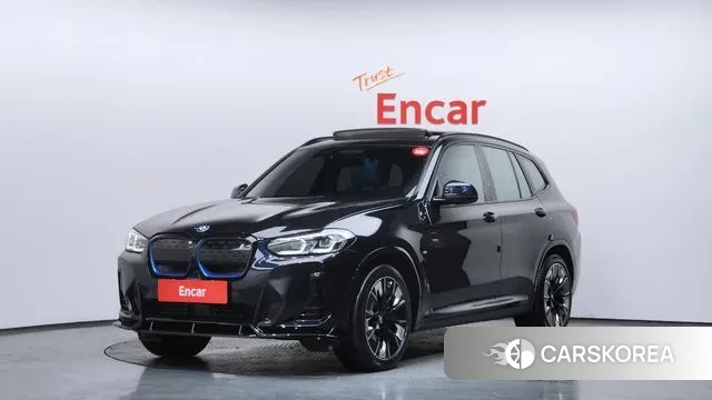 BMW iX3 2021 Черный из Кореи