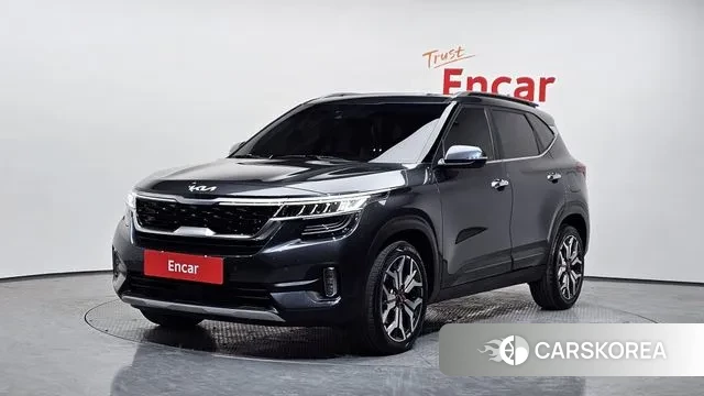Kia Seltos 2022 Серый из Кореи