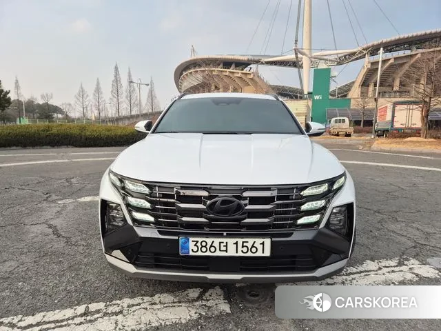 Hyundai The New Tucson Hybrid (NX4) 2025 Белый из Кореи