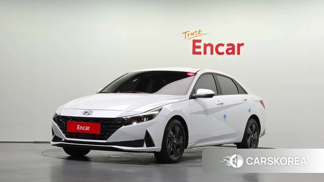 Hyundai Avante (CN7) 2023 Белый из Кореи