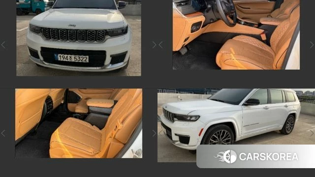 Jeep Grand Cherokee (WL) 2021 Белый из Кореи