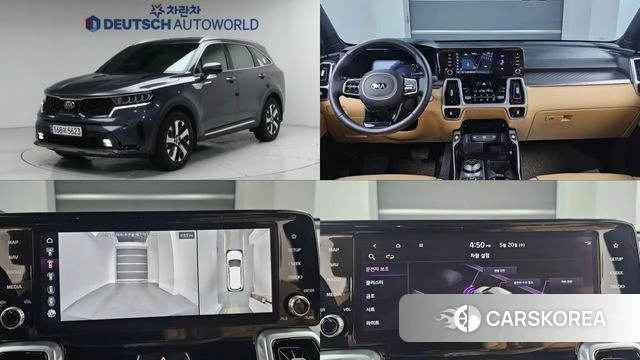 Kia Sorento 4th Generation 2021 Серый из Кореи