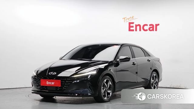 Hyundai Avante (CN7) 2022 Черный из Кореи