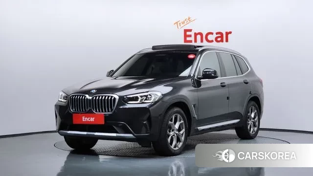 BMW X3 (G01) 2022 Черный из Кореи