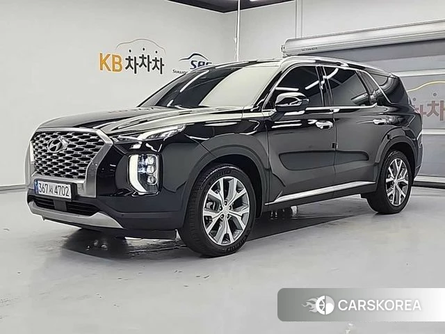 Hyundai Palisade 2021 Черный из Кореи