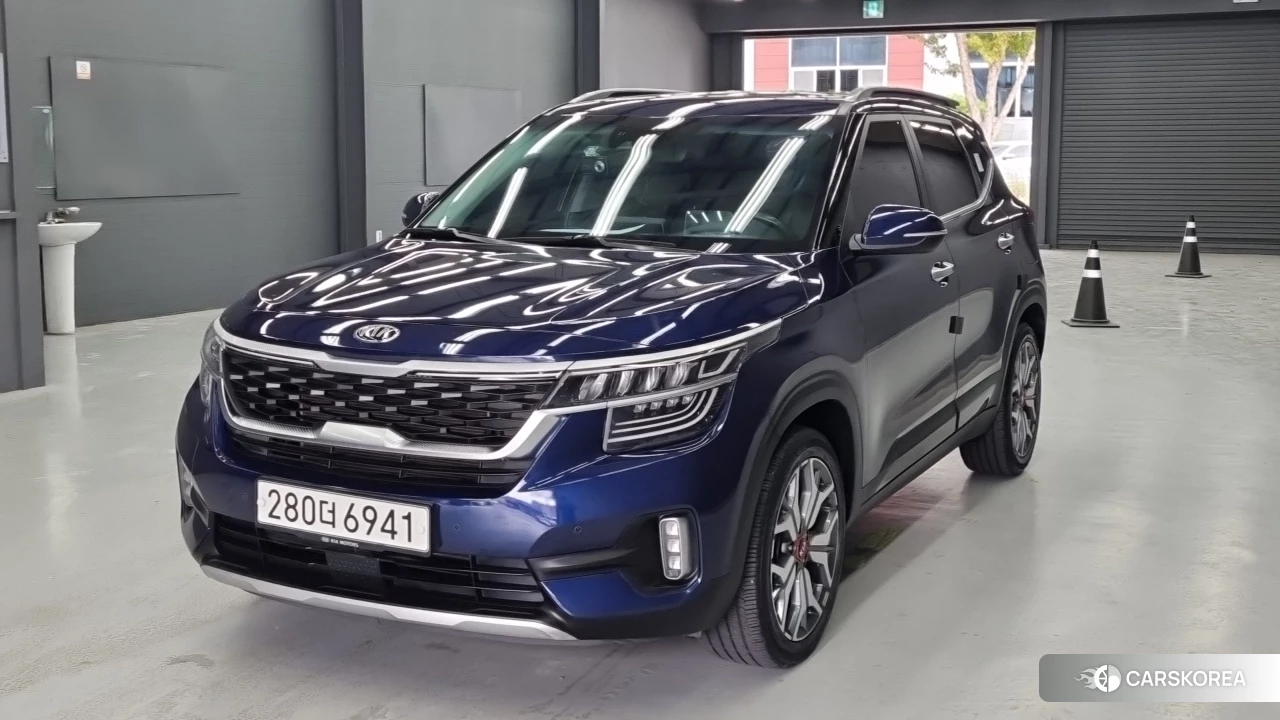 Kia Seltos 2019 Синий из Кореи