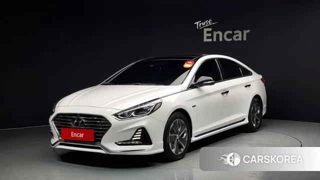 Hyundai Sonata New Rise Hybrid 2018 Белый из Кореи