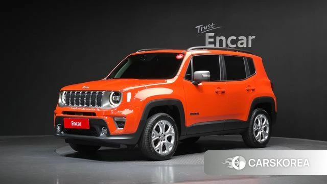 Jeep Renegade 2021 Оранжевый из Кореи